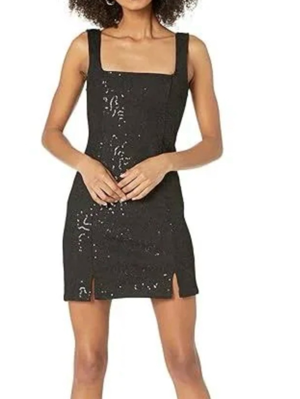 BB Dakota by Steve Madden Black Mesh Is More Mini Dress